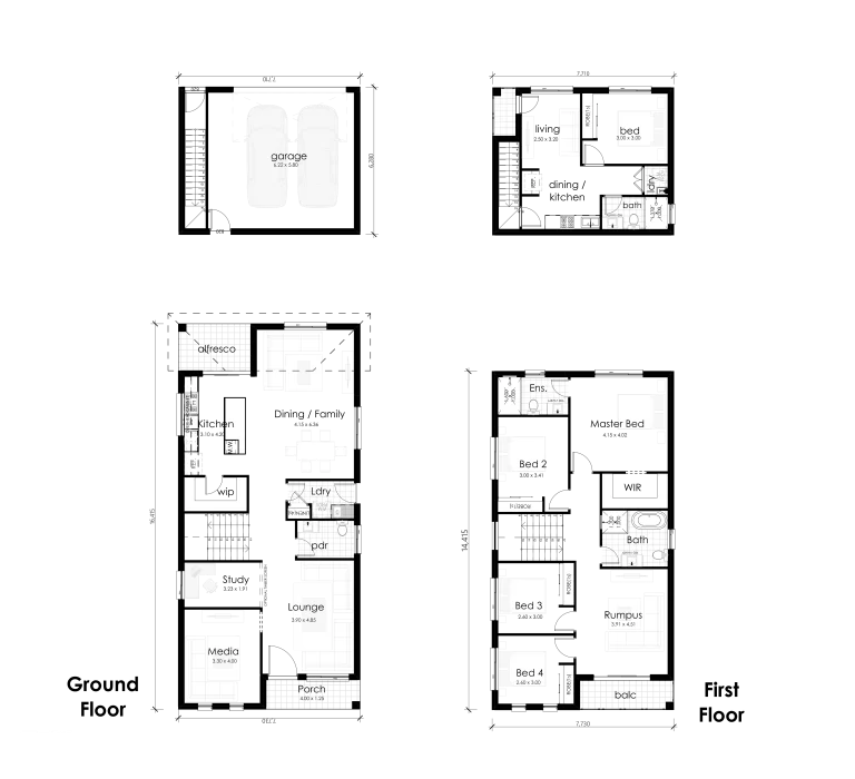 5 bedroom house floorplan