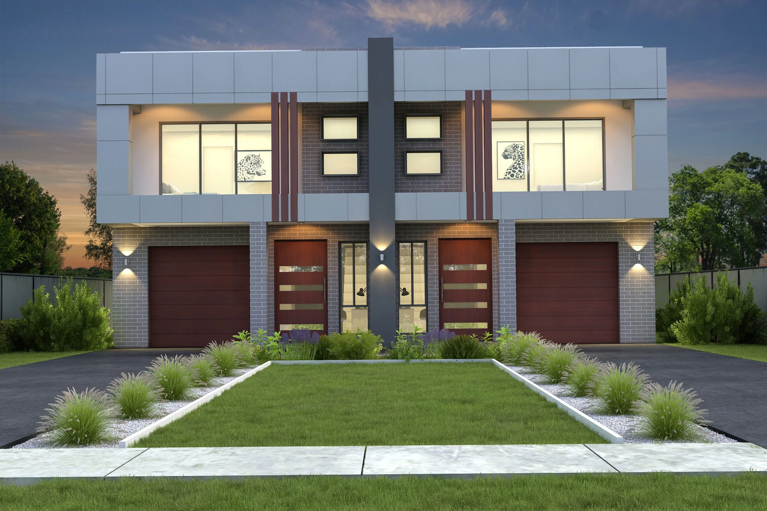 Dhursan Construction - Duplex facades