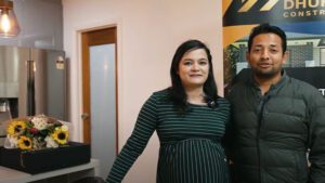 Waterlily house handover to customer