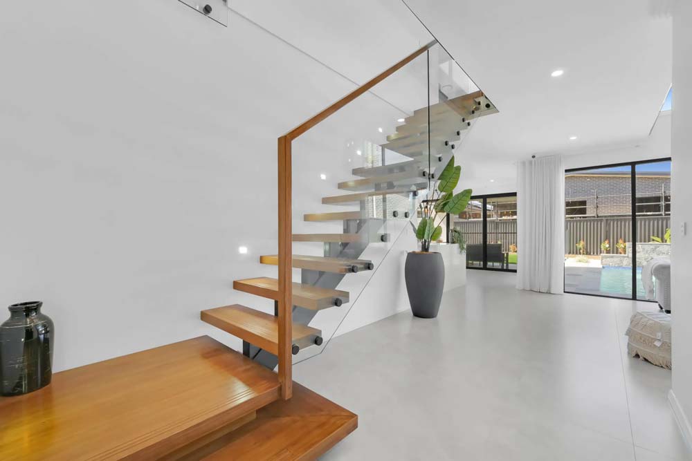 Canterbury 2 Staircase Canterbury Custom Homes