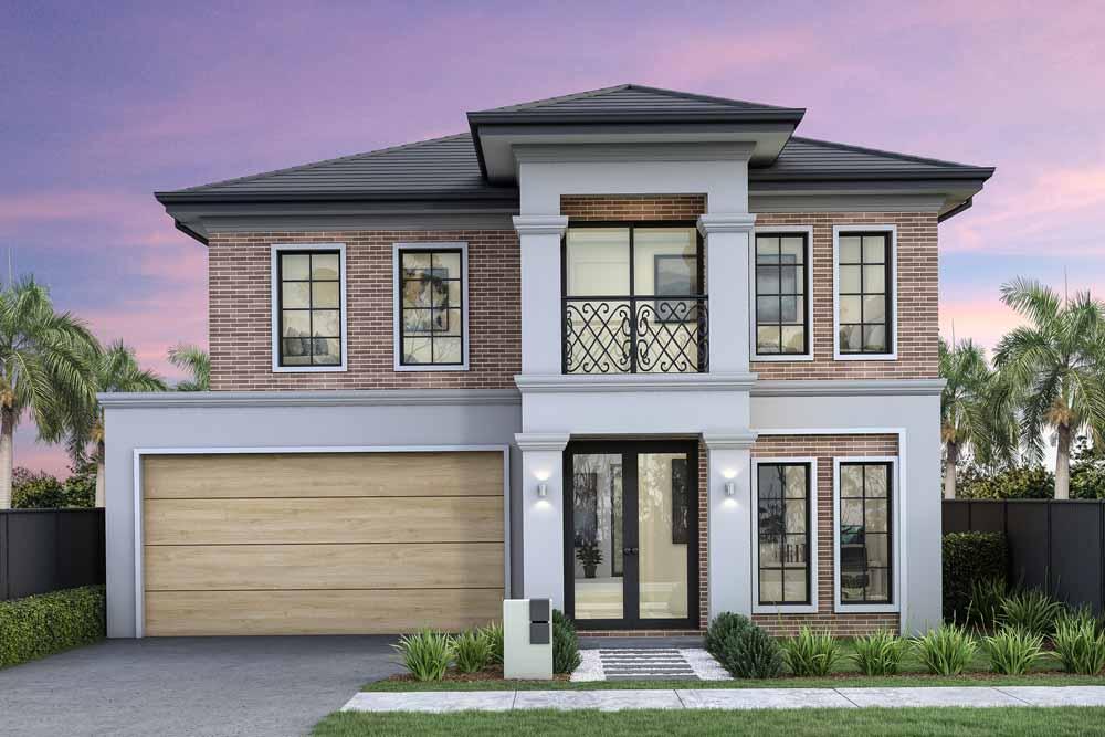 House example created from a site plan