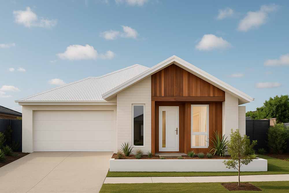 What is cladding? Wooden clad house