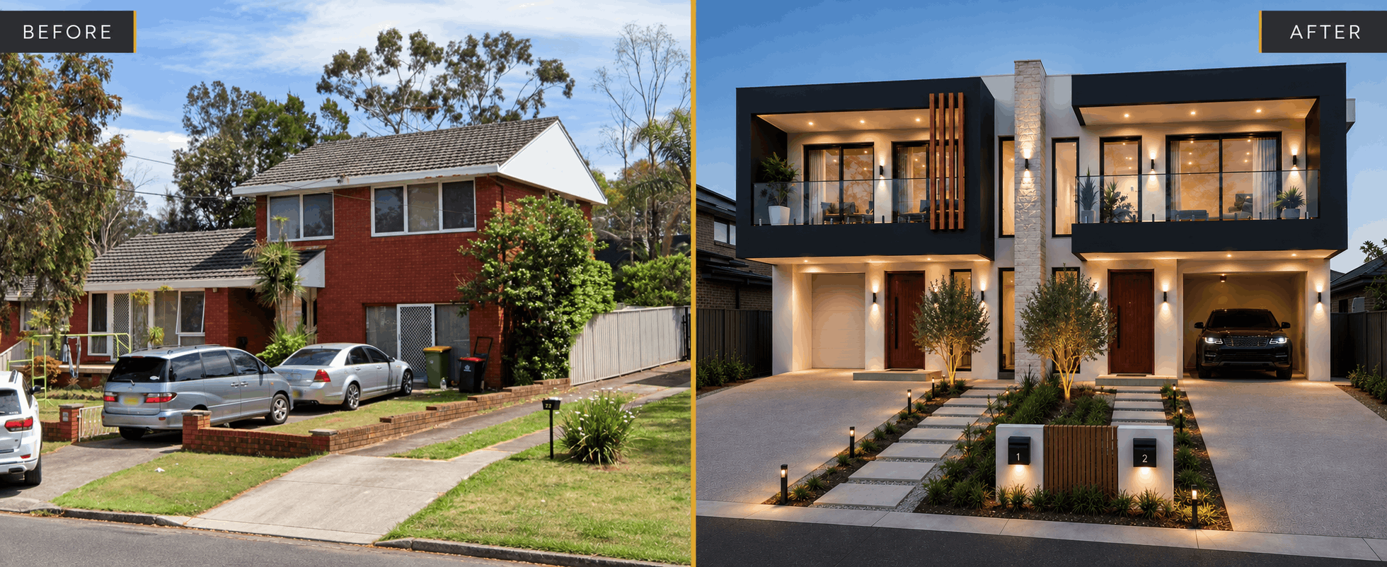 What should I consider when planning a knockdown rebuild house